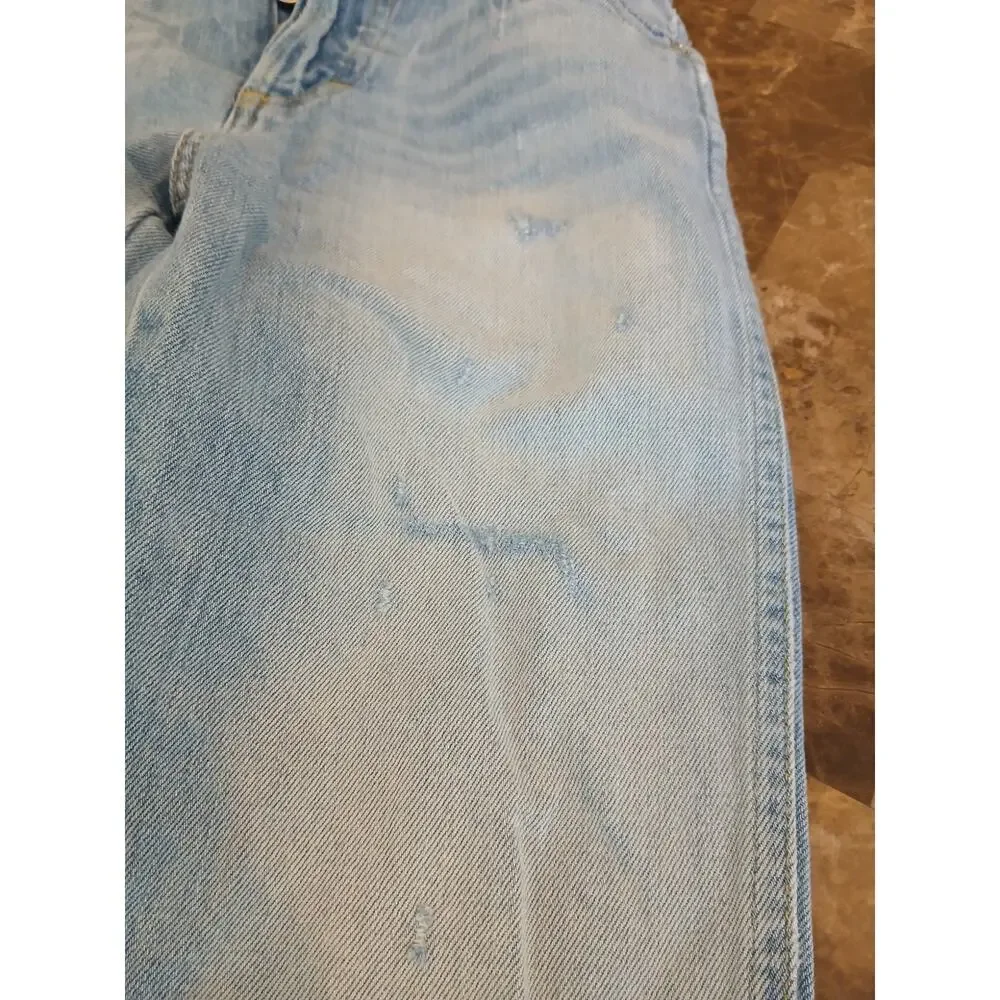 AMO Babe button fly distressed hems sweet cheeks ‎ sz 25